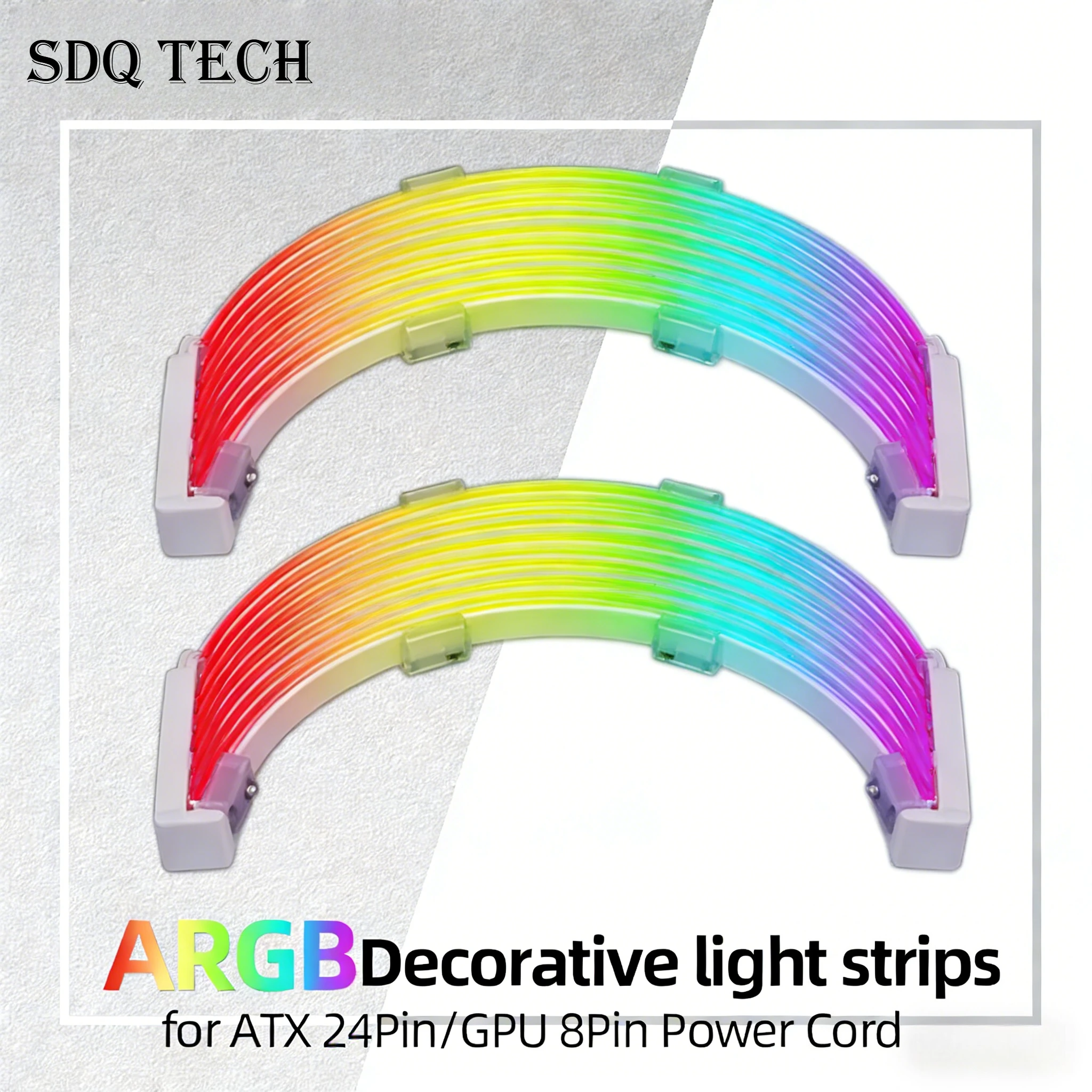 Pink Led Pc Cables 5V 3Pin ARGB Sync PC Cable 8/24PIN Motherboard Power Extension Cable ...