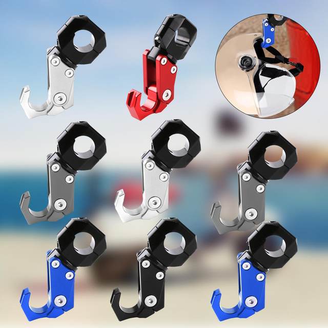 Metal Motorcycle Hook Holder Aluminum Alloy Luggage mount and storage Hanger Universal Spare Parts 22mm Moto Parts