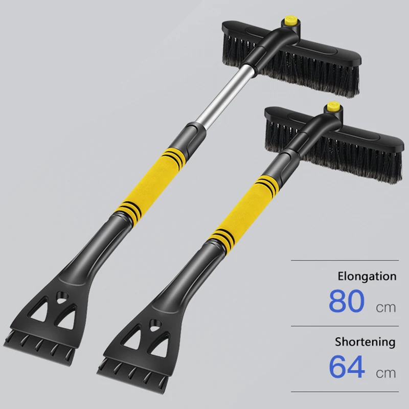 Winter Car Ice Scraper Handle Snow Removal Shovel Scalable Car Windshield Cleaning Scraping Tool Window Clean Tool Parts