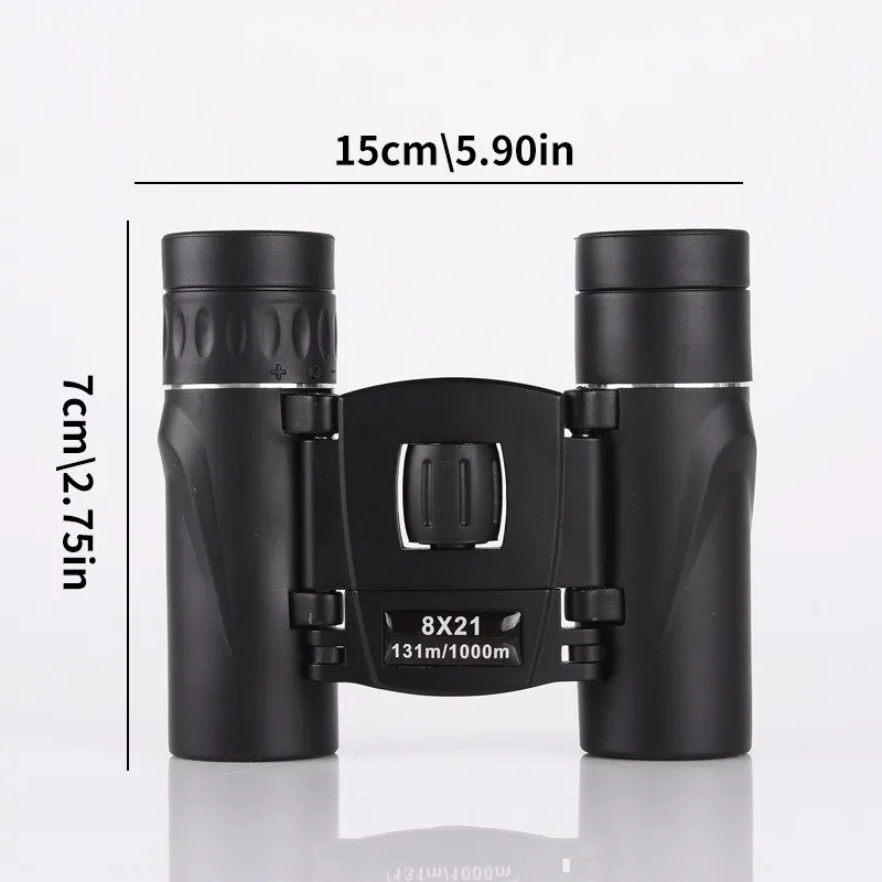 Powerful HD Long Range Binoculars Mini Folding Binoculars BAK4 FMC Optics for Hunting Outdoors Camping 2000m 40x22 waterproof binoculars