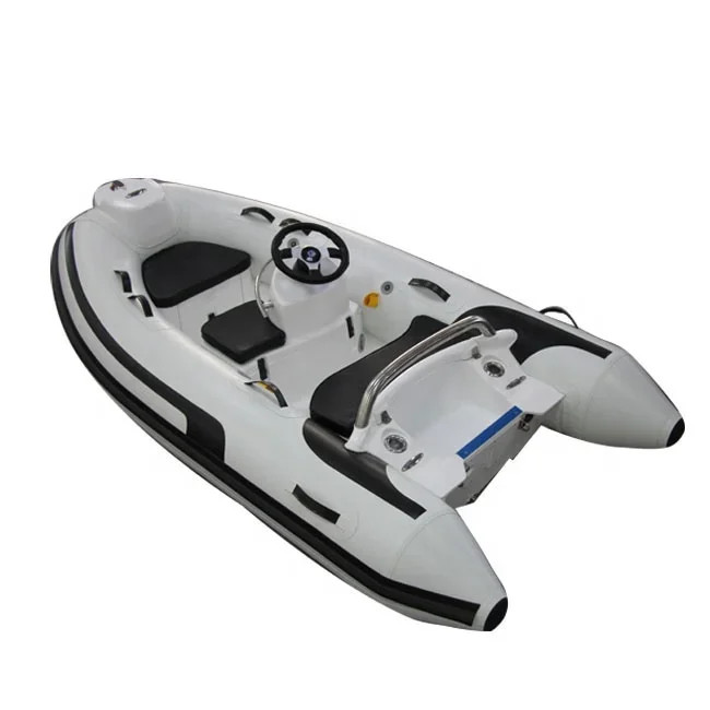 Classical 10ft RIB300 Rowing CE Europe PVC/Hypalon Fiberglass Inflatable Rowing Boat 3Capacity
