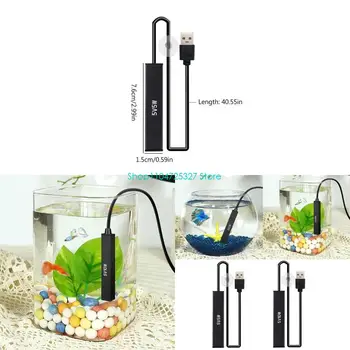 USB Mini Aquarium Heating Rod for Small Fish Temperature Aquarium Heater Thermostat Heater 10w/5w Freshwater USB Charging 1