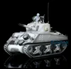 2.4G Henglong 1/16 Scale M4A3 Sherman Short Barrel RTR RC Tank 3898 With Metal Tracks 1800mah Tank Battery 7.0 Upgraded Ver 5