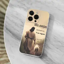 Inspirational Spanish Bible Verse Transparent Phone Case - iPhone 13 Mini (Z1)