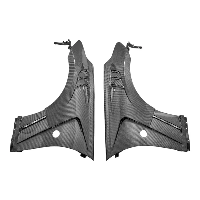 Carbon Fiber Fibre Side Bumper Front Fender Vents for Nissan 370Z Z34 Parts Accessories 2009-