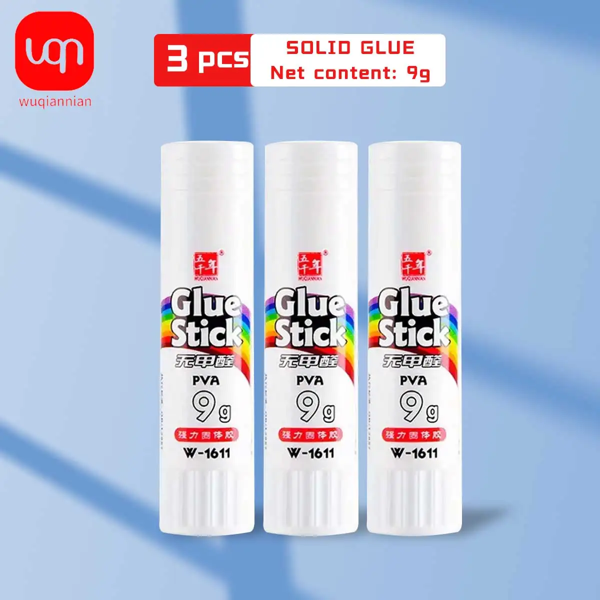 דבק סולידי 9 גרם דבק לבית ספר ביצועים גבוהים דבק למשרד ולסקראפבוקינג חיוני מושלם למלאכות ועמיד לאורך זמן