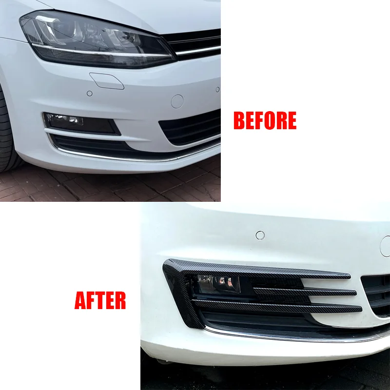 Car Headlamp Cover and Spoiler Accessories for Volkswagen Golf 7