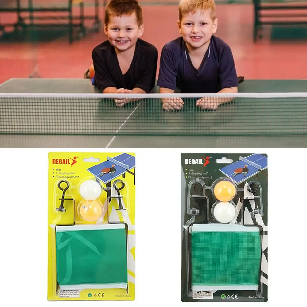 

Simple Support Trainning Set Professional Standard With 2 Balls Sports Equipment Table Tennis Net Ping Pong Mesh