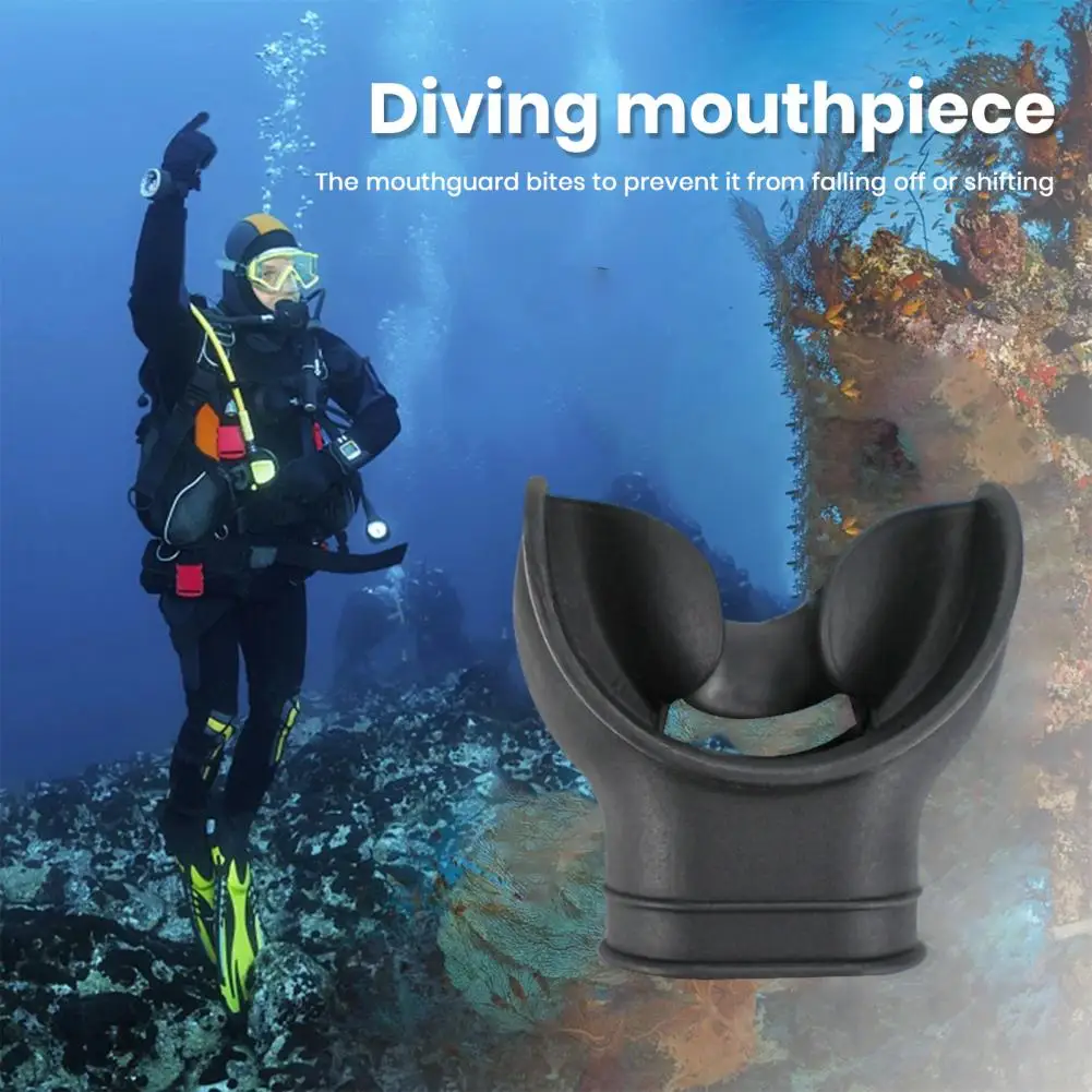 Silicone Scuba Diving Mouthpiece BPA Free Deep Snorkeling Underwater Mouthpieces Snorkel Regulator Mouthpiece Accessories 2