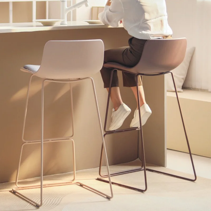 

Terrace Nordic Bar Chair High Waterproof Library Reinforce Bar Chair Reception Desk Design Modern Tabourets De Bars Decoration