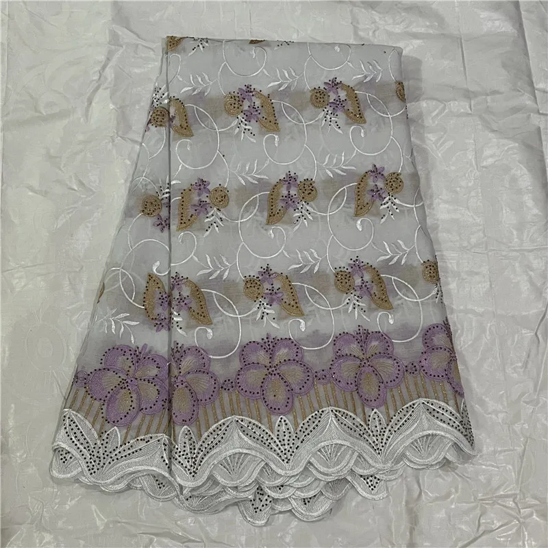 

Африканская кружевная ткань с камнями, нигерийская хлопчатобумажная кружевная ткань, шитье свадебных платьев, высокое качество, новинка, 2023 г.