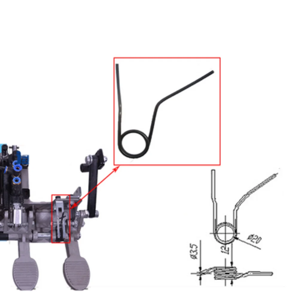 Valve de pied double NucleoAir pour voiture, accessoires de machine de  démontage, commutateur de commande, assujetà cinq voies - AliExpress