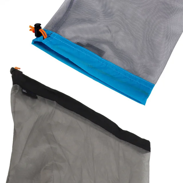 Ultralight Outdoor Mesh Drawstring Storage Bag 5