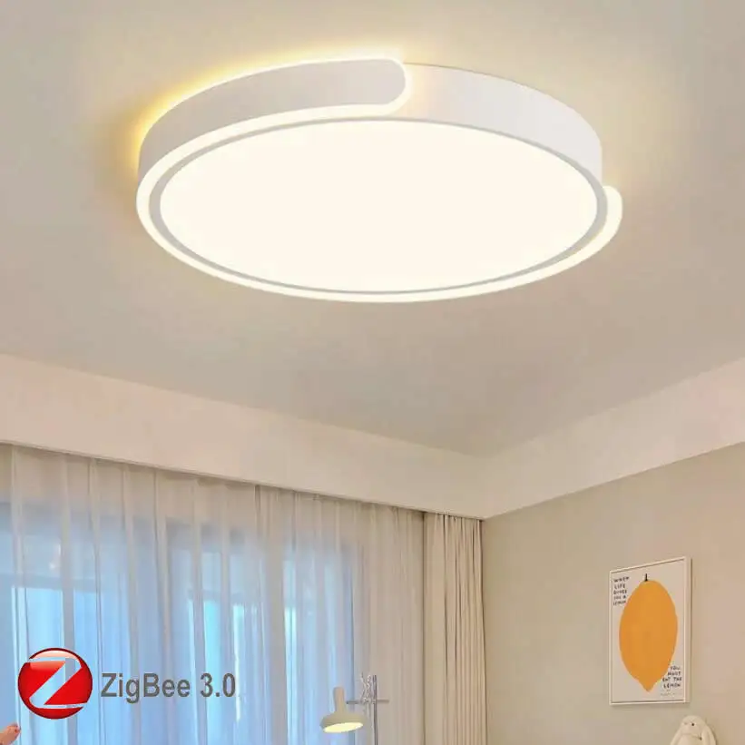 

Zigbee Hue Led Ceiling Lamp 2MQTT Tuya Smart Chandelier 97Ra Home Appliance Alice Assistant Alexa Light Fixture Room Decor