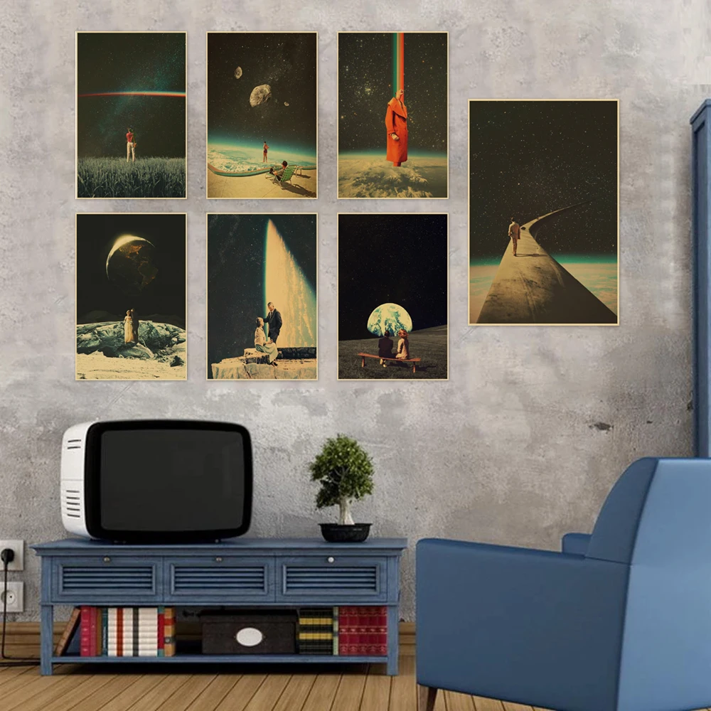 Рисунок 5 - Космическая крафт-бумага плакат