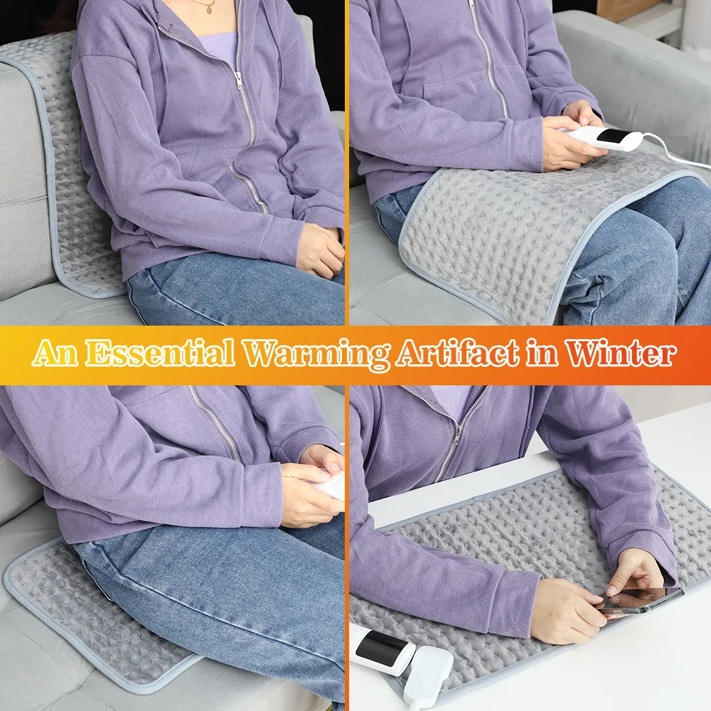 HOMEFISH Heated Blanket for Bed Sofa Use