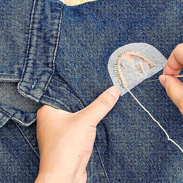 Stabilizzatore Per Ricamo Solubile In Acqua - 10 Fogli Autoadesivi 20x15cm