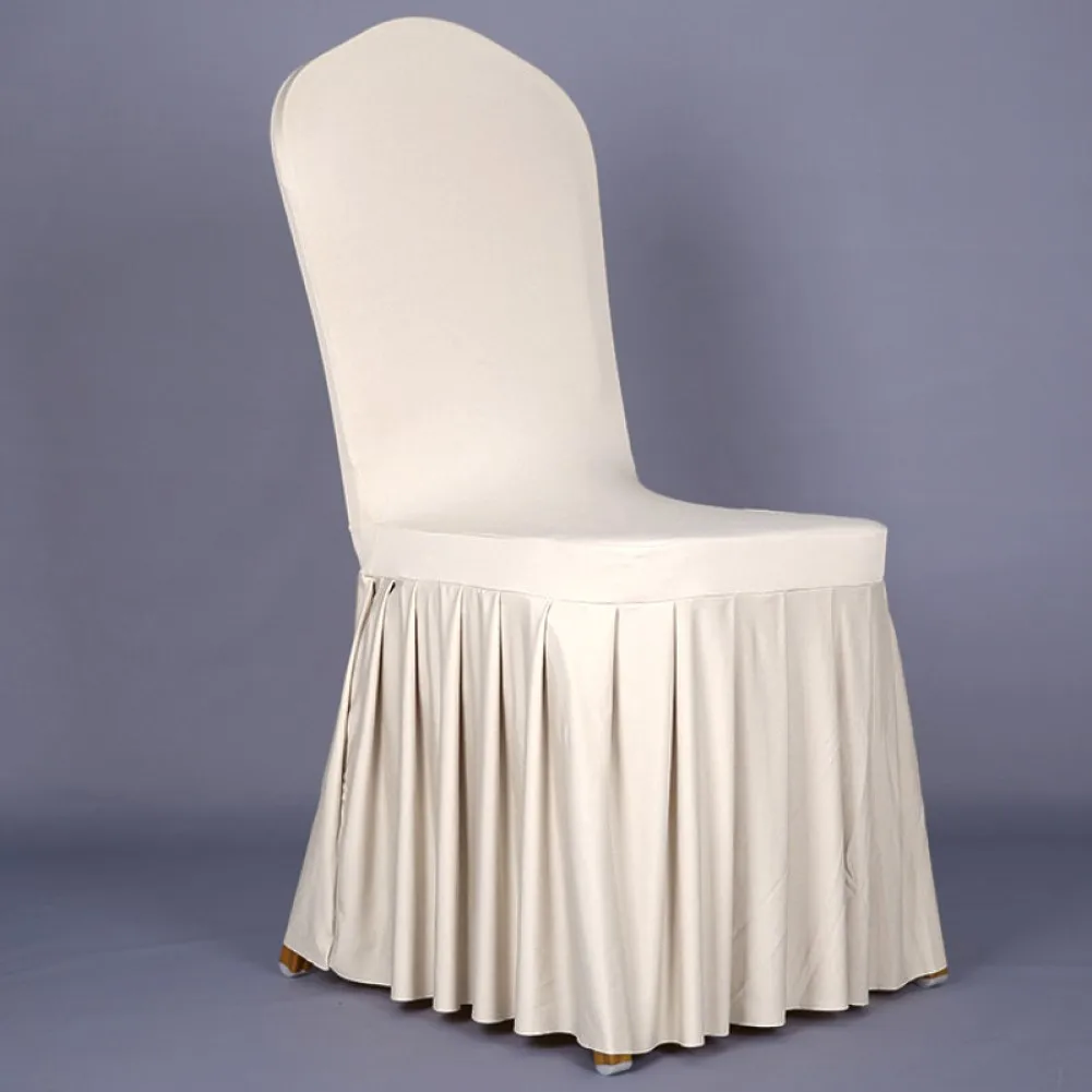 

Hotel Style Banquet Chair Cover Oxford Skirt Chair Cover Furniture Protector Wedding Office Living Room Hotel Home Decor