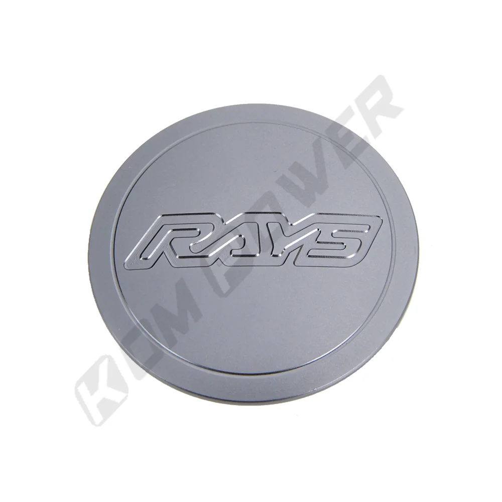 Wheel Center Caps 4 Piece Car Racing 3D VOLK RAYS Logo Wheel Center Cap 60MM 61MM 62MM Alloy Wheel Cover Hub Caps CE28 TE37 RE30 ZE40