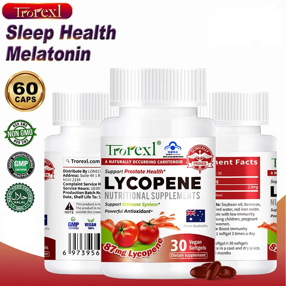 Trorexl 30 capsules/bottle Lycopene capsules Prostate Treatment Improve Immunity and Urinary Tract Health