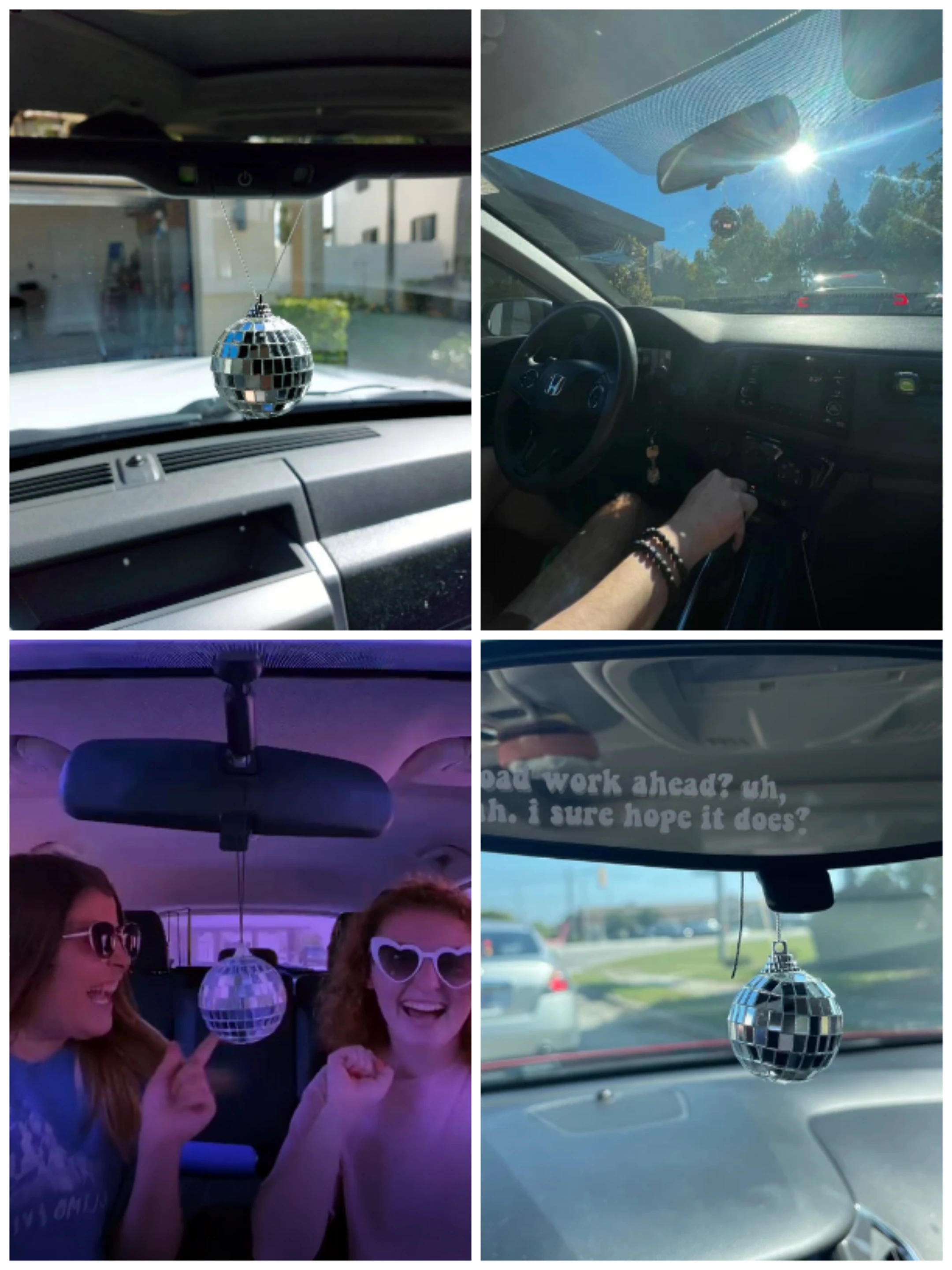 Рисунок 4 - Подвеска в виде диско-шара на зеркало