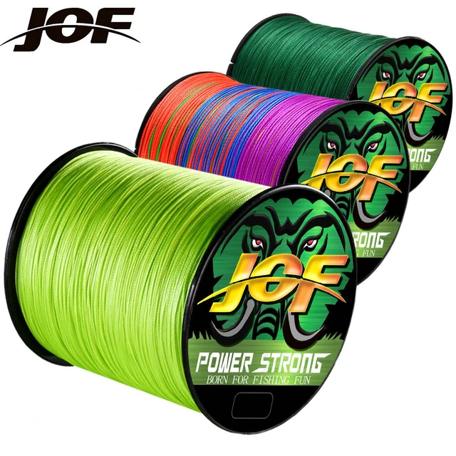 JOF 4 Strands Fishing Line 300/100M Braided PE Fishing Strong