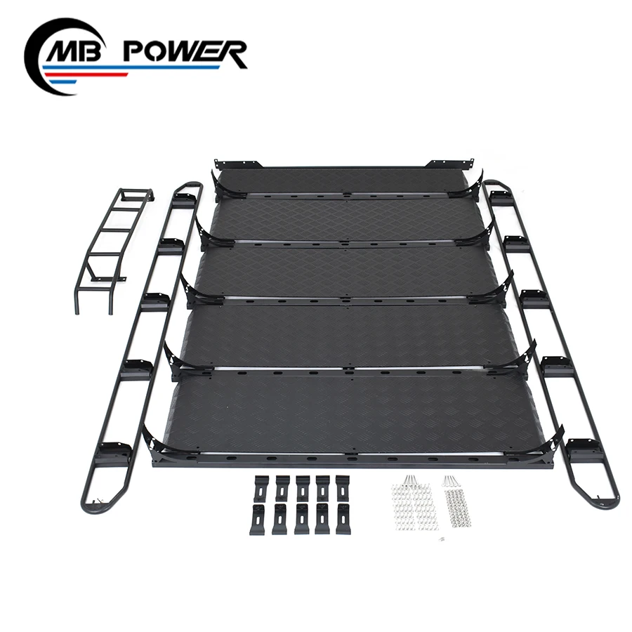 

High quality w463 roof rack fit for G-class W463 G500 G55 G63 roof luggage rack with ladder w463 rack with ladder