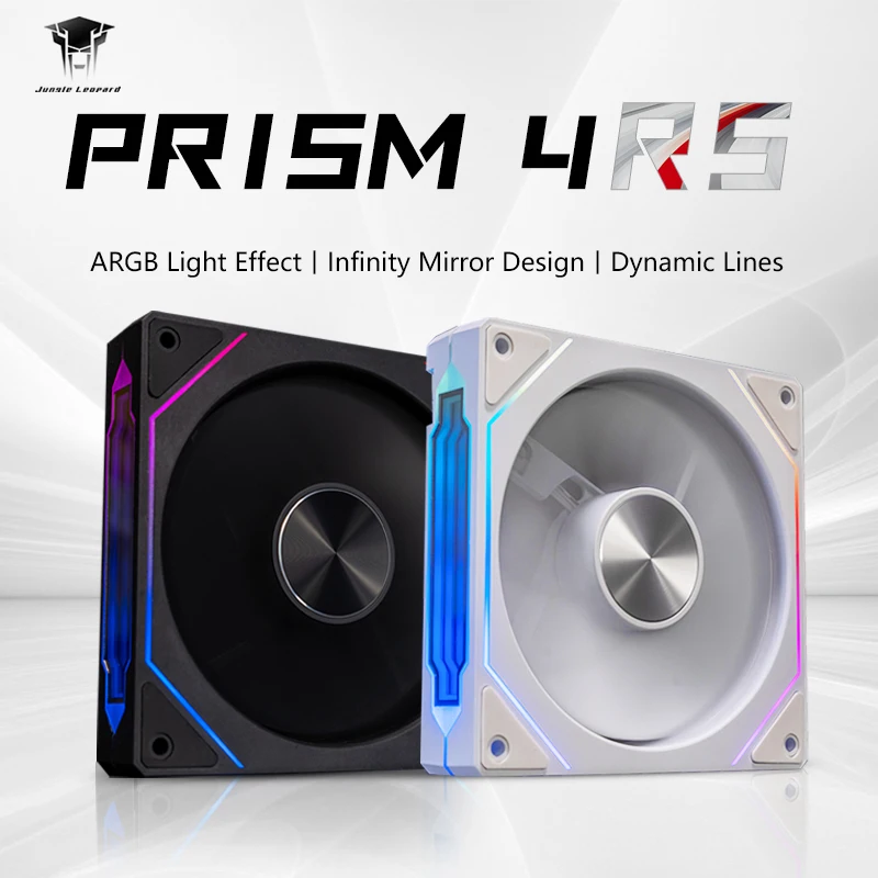 Ventilador para pc 120 mm 5v 3pin Argb 4rs Espelho Cíclico Efeito de Luz li Pwm 800 a 1800rpm Ventilador de Refrigeração li