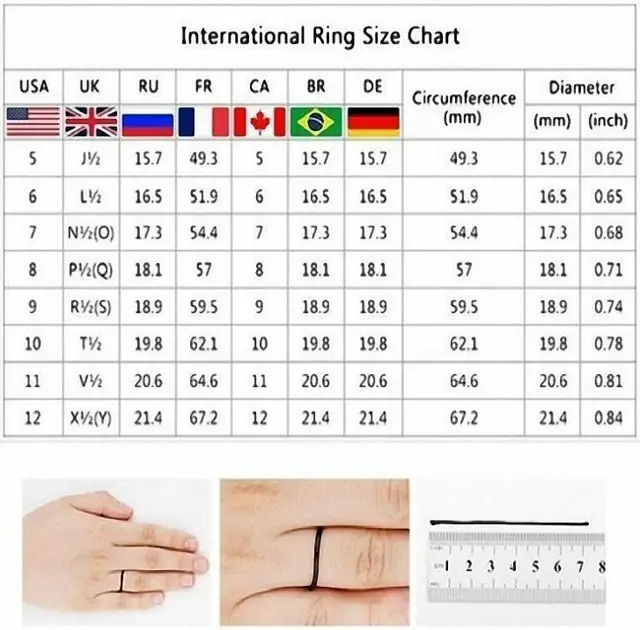 Ring Finger Ring Size Q In Mm 1/2pcs Big Hollow Geometry Rectangle