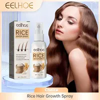EELHOE Rice Water for Hair Growth Spray Improve Dry Damaged Hair Nourish Vitamins for Healthy Hair Regeneration Treatment Spray