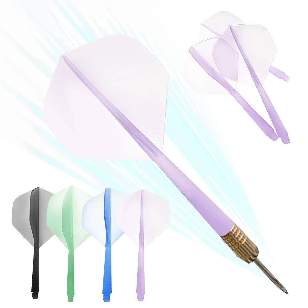 3Pcs Integrated Dart Flights and Shafts Anti-fall Professional Darts Plastic Integrated Dart Shaft and Flights Dart Accessories