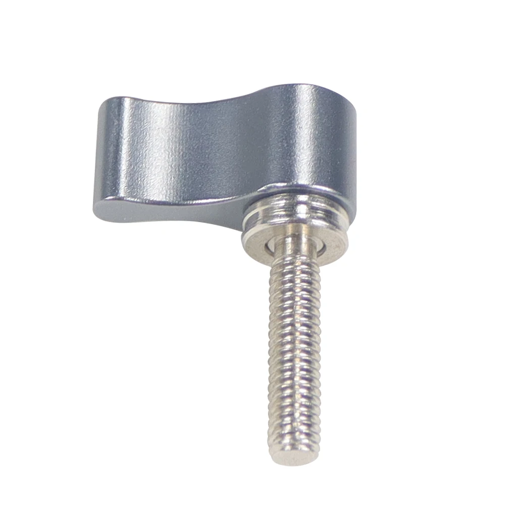 M4 M5 Thread Thumb L/T-shaped Handle Lever Wing Nut Knob Screw for 15mm Rod Support System DSLR Camera Camcorder Tripod Mount