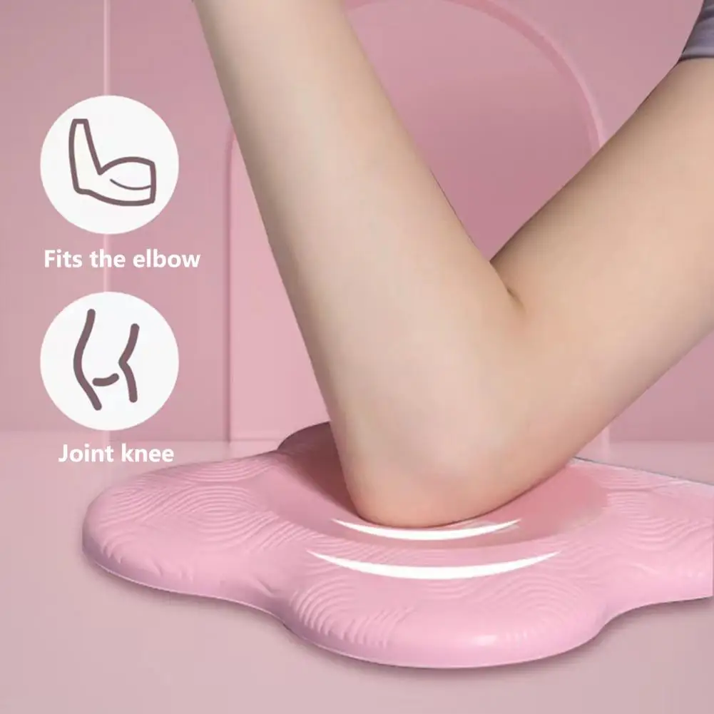 

1 Pair Yoga Knee Pads Ergonomic Shape Multiple Use Protecting Accessories Extra Thick Yoga Knee Pad Cushions For Pilates