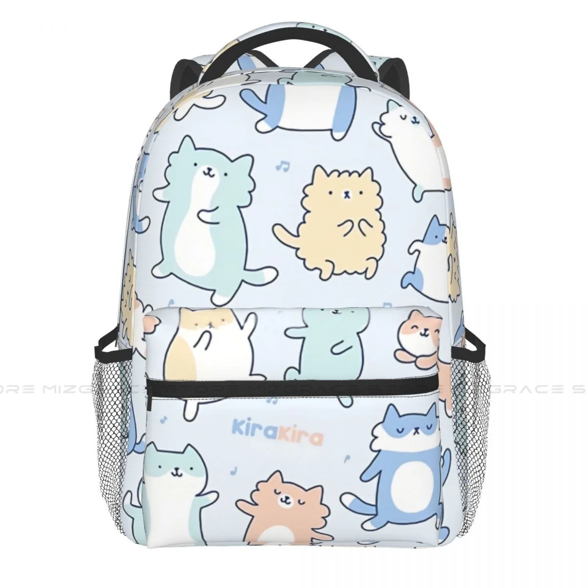 

Рюкзак Kitty Dance Off, повседневная школьная сумка с принтом для студентов, женские мужские дорожные сумки, рюкзак для ноутбука