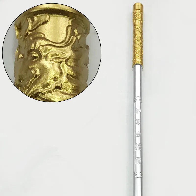 Cosplay Sun WuKong Golden Cudgel Rod Weapon Wushu Sticks Kungfu Props 1:1 Outdoor Game Safety PU Role Gift Kid Toy 5