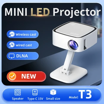 Proiettore Mini per Telefono Toprecis T3 HD con Gimbal, Nuovo Prodotto, Supporta Alimentazione tramite Power Bank