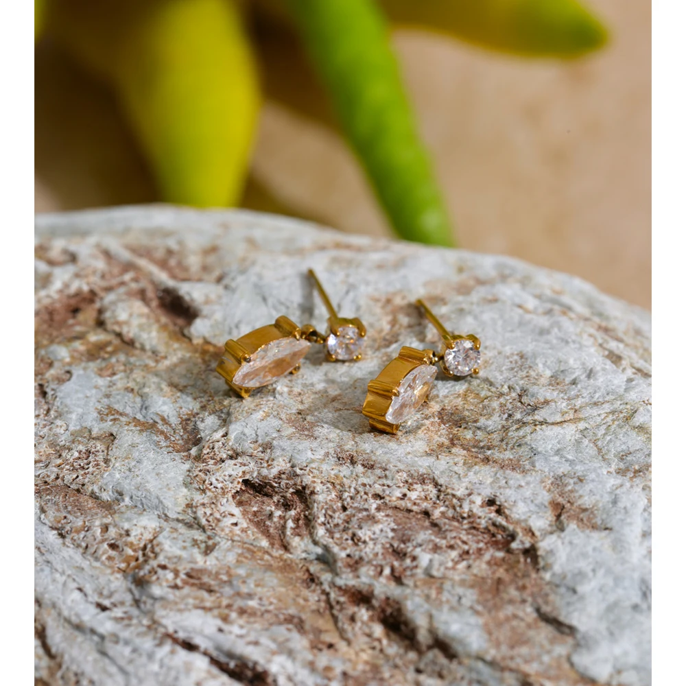 Yhpup Jewelry Earrings Cubic Zirconia Versatile Fashion for All Occasions
