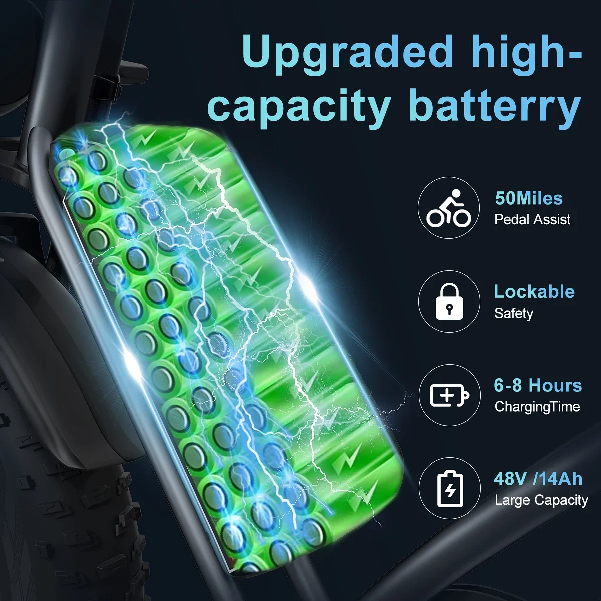 Ebike jansno X50 750W 48V14AH Fat Tire Electric Bike Beach Cruiser Off-Road Electric Bike Adult City Mountain