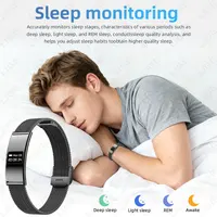 LIGE New Smart Bracelet Ultra-thin Heart Rate Blood Oxygen Sleep Monitoring Waterproof Smart Watch Sports Women Men Smart Band - Image 2