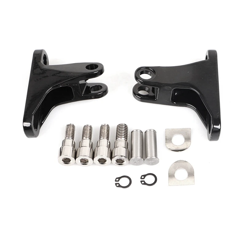 

2 шт., черное заднее мини-крепление для пассажирских ножек для электрического уличного дорожного скольжения 93-