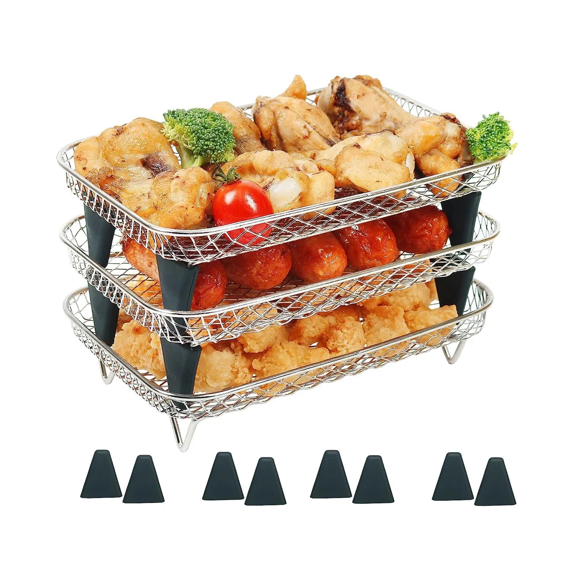 Air Fryer Parts Cake Grill For Gowise Gourmia Cozyna Ninja Air Fryer, Fit  All 3.5-4.5QT Power Hot Air Fryer - AliExpress