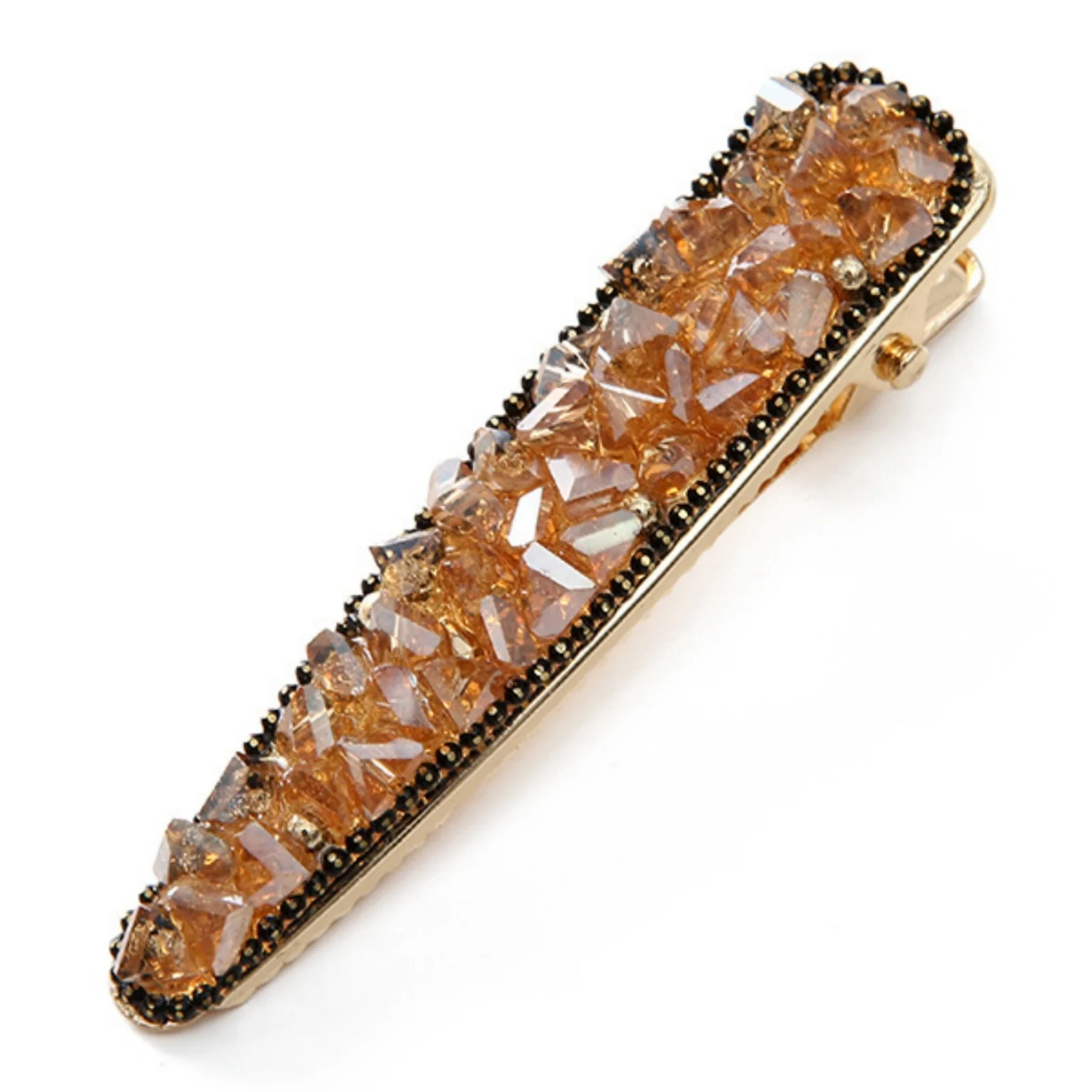 3PCS Pearl Flower Hair Clip, Women's Elegant Gold Hair Accessories, Sparkly Crystal Hairpins, Stylish Daily Party Hair Decor