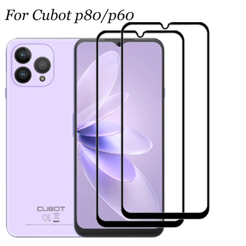 1~5Pcs,Cubot P80 Vetro Temperato Cubot P60 Proteggi Schermo Per Cubot P80 Screen Protector Cubot-P80 Glass Cubot P 80 Pellicola Vetro Cubotp60