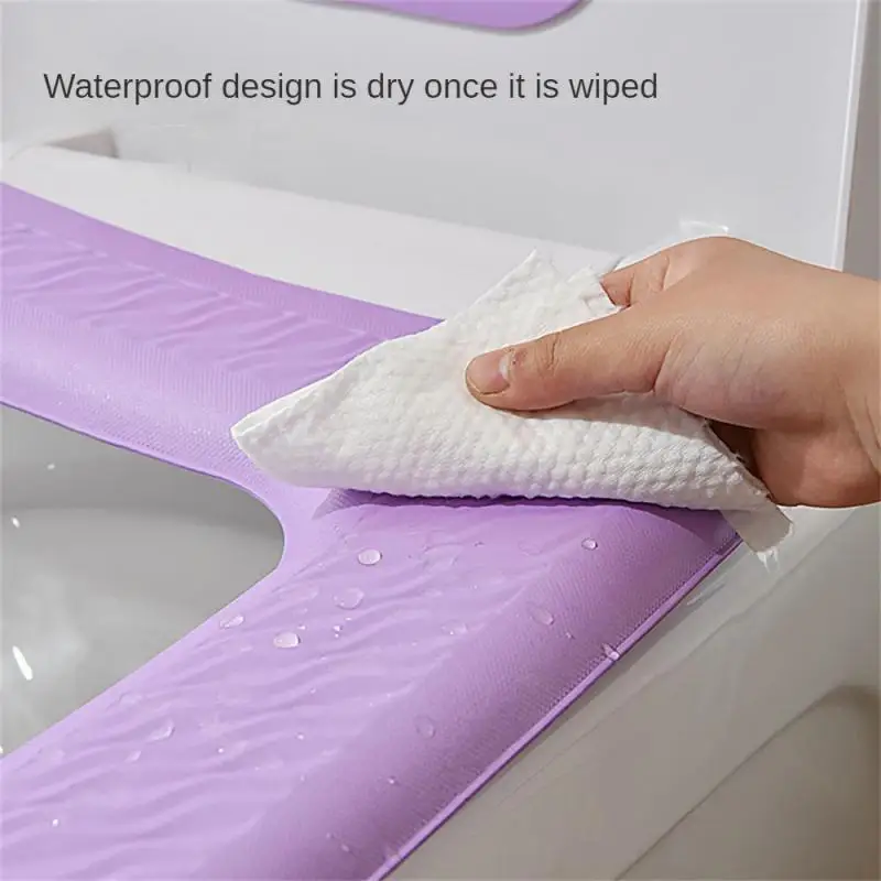 Toilet Seat Cover Toilet Seat Cushion Toilet Accessories Waterpoof Soft Toilet Seat Cover Bathroom Washable Closestool Mat Pad Cushion Pig Head Bidet Cover