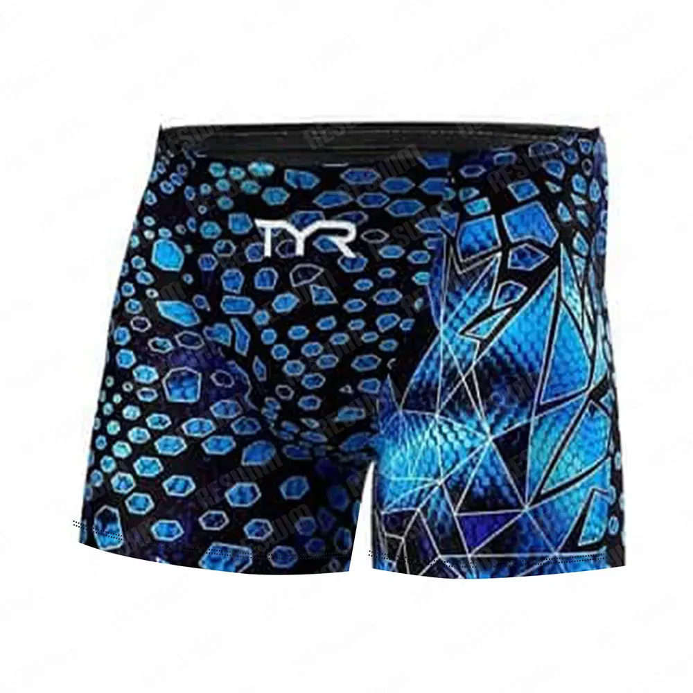 Men's Swim Jammer Athletic Practice Knee-Length Swimsuit Short Beach Tight Shorts Lycra Elastic Rash Guards Swim Trunks Swimwear swim trunks swim shorts men swimsuit