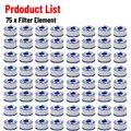 75pcs filter element