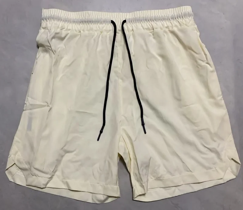 Men's Quick-Dry Athletic Jogger Shorts with Zipper Pockets