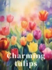 1pc Charming Tulips Art Coloring Book Original Upgraded Paper Thickened 22 Pages Coloring Books Gift For Holiday Birthday 1
