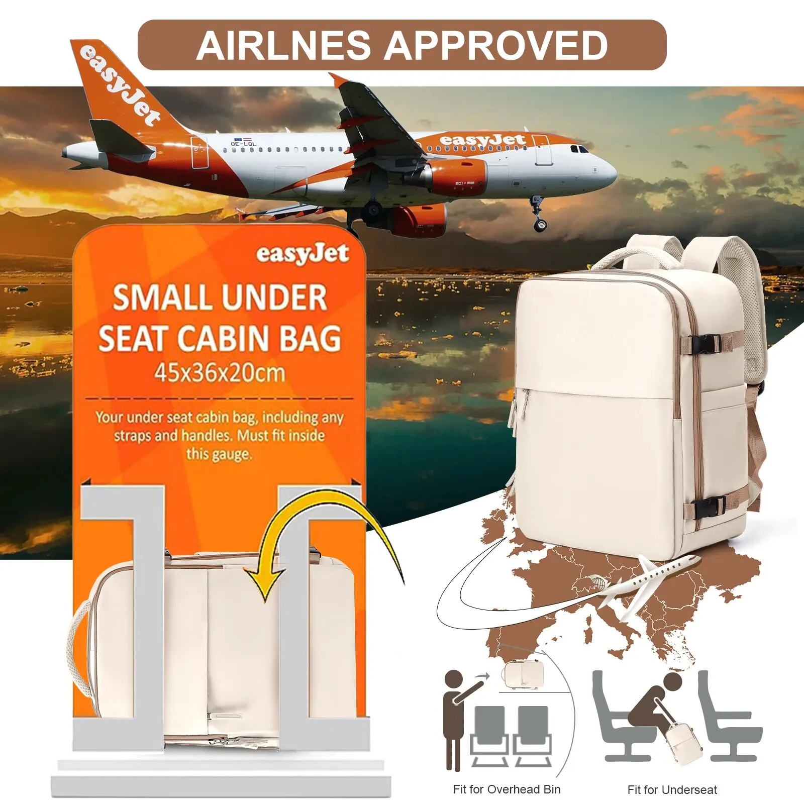 Underseat Luggage Easyjet Flights Hand Luggage Under Seat Cabin