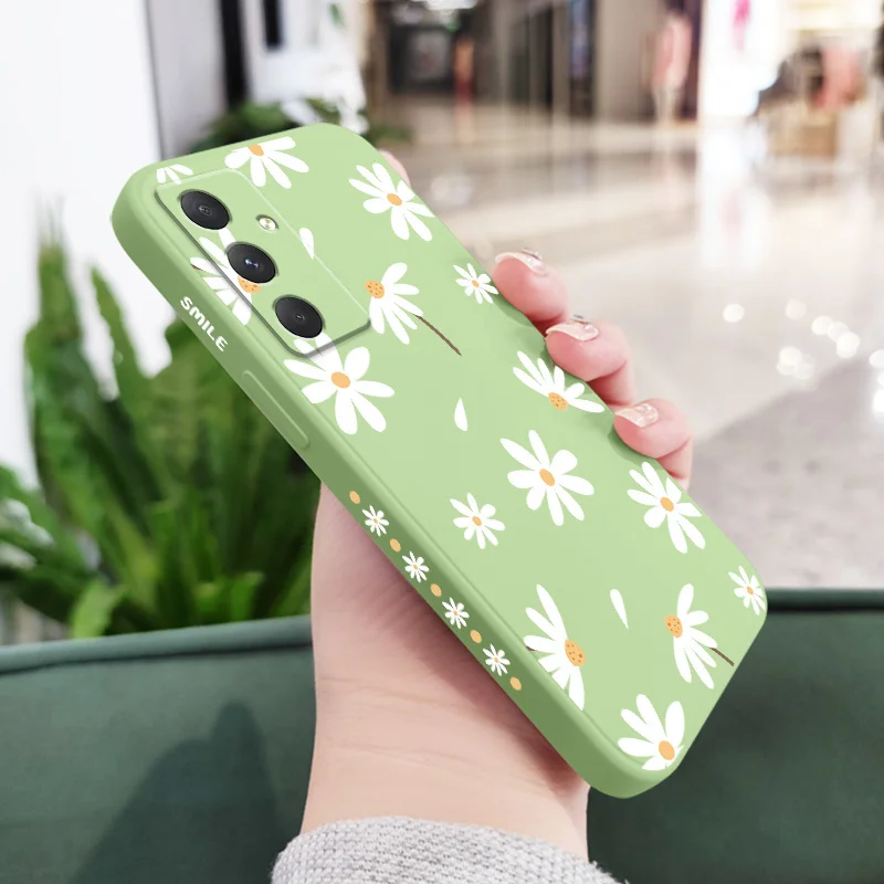 Charming Daisy Silicone Phone Case Cover